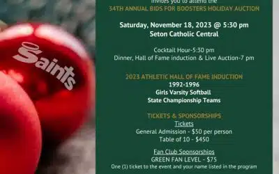 Tickets On Sale for the 34th Annual Bids for Booster Holiday Auction!